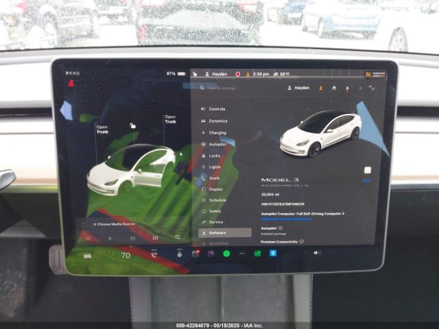5YJ3E1EA7MF098215 Tesla Model 3 Standard Range Plus Rear-wheel Drive