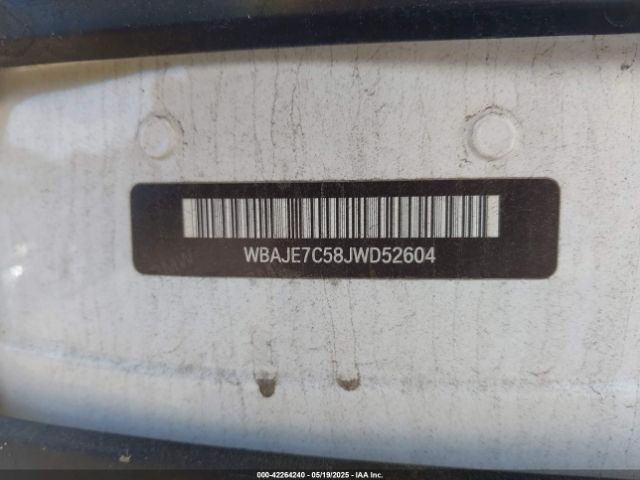 WBAJE7C58JWD52604 BMW 540i Xdrive