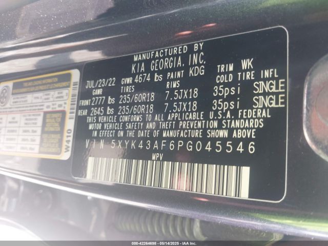 2023 KIA SPORTAGE 5XYK43AF6PG045546 Photo 8