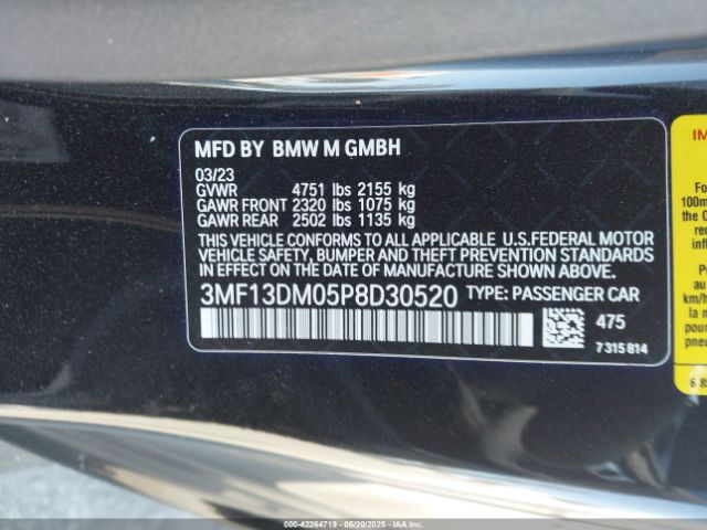3MF13DM05P8D30520 BMW M2