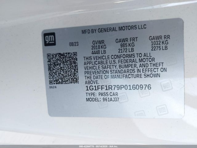 2023 CHEVROLET CAMARO 1G1FF1R79P0160976 Photo 8