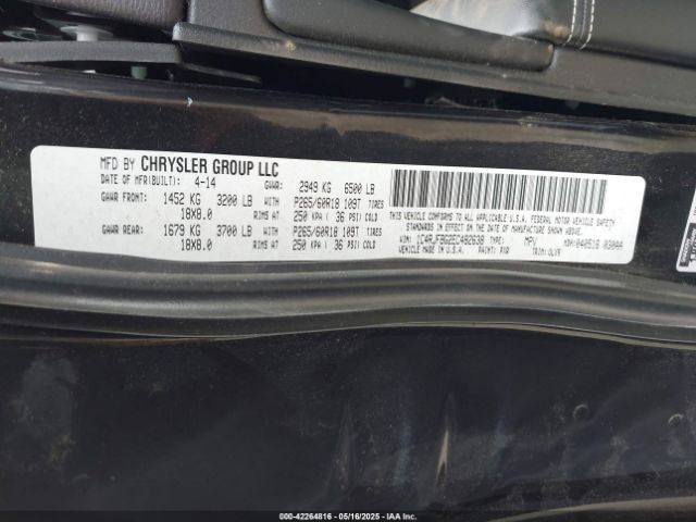 2014 JEEP GRAND CHEROKEE 1C4RJFBG2EC482638 Photo 8