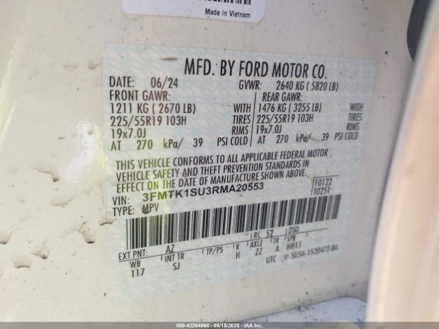 2024 FORD MUSTANG MACH-E 3FMTK1SU3RMA20553 Photo 8