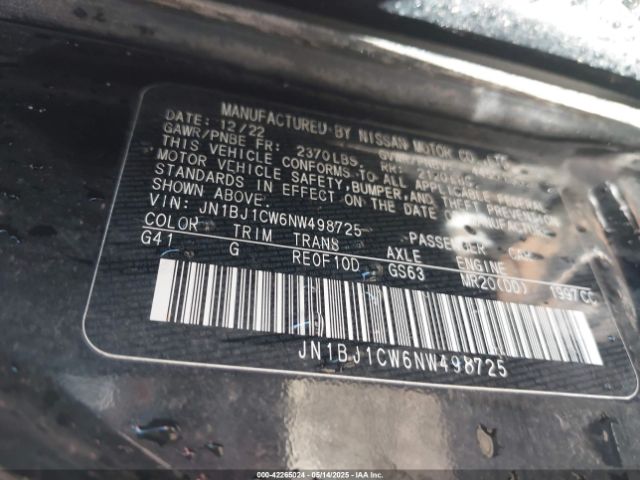 2022 NISSAN ROGUE SPORT JN1BJ1CW6NW498725 Photo 8
