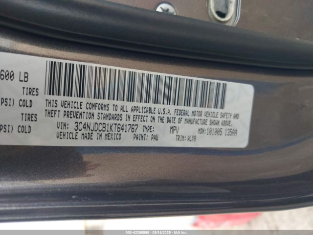 2019 JEEP COMPASS 3C4NJDCB1KT641767 Photo 8