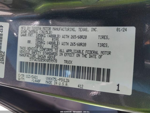 5TFWC5DB5RX059978 Toyota v35a-fts