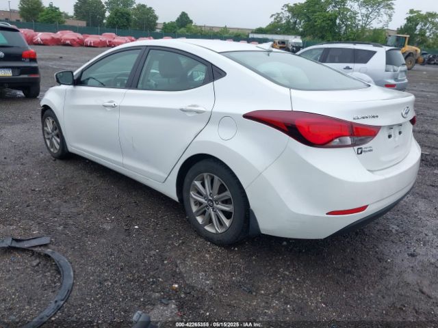 5NPDH4AE2GH654376 Hyundai ELANTRA SE