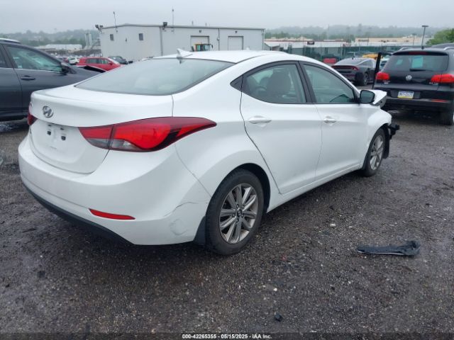 5NPDH4AE2GH654376 Hyundai ELANTRA SE