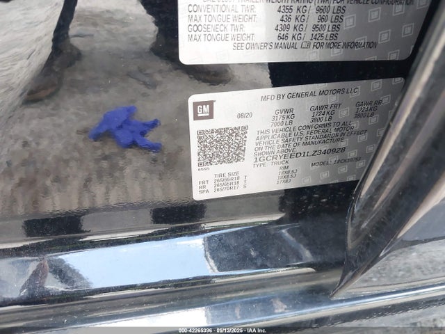 1GCRYEED1LZ340928 Chevrolet l84 - di, dfm, alum, gen 5, var 2