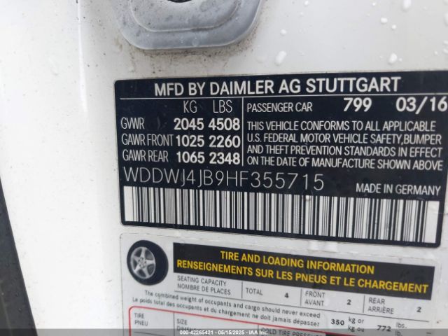 2017 MERCEDES-BENZ C 300 WDDWJ4JB9HF355715 Photo 8