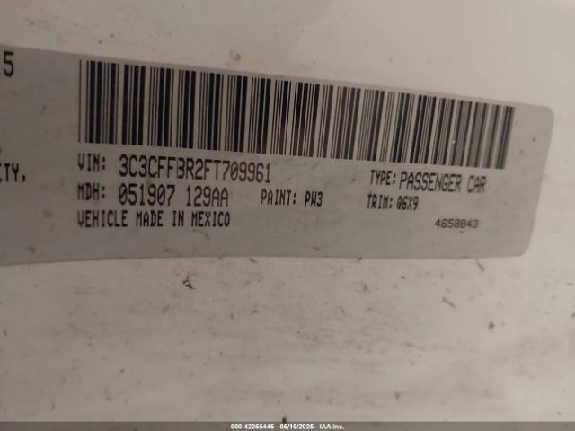 3C3CFFBR2FT709961 Fiat 500 SPORT
