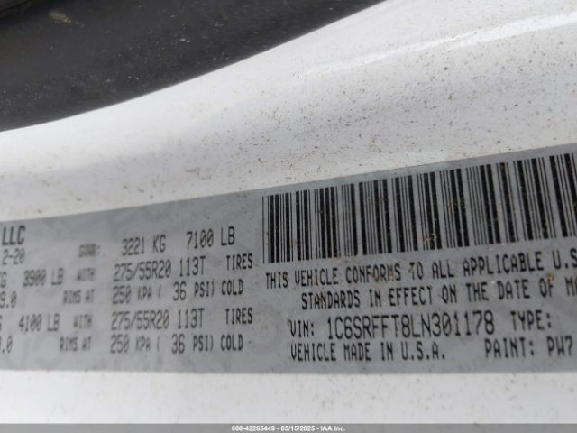 2020 RAM 1500 1C6SRFFT8LN301178 Photo 8