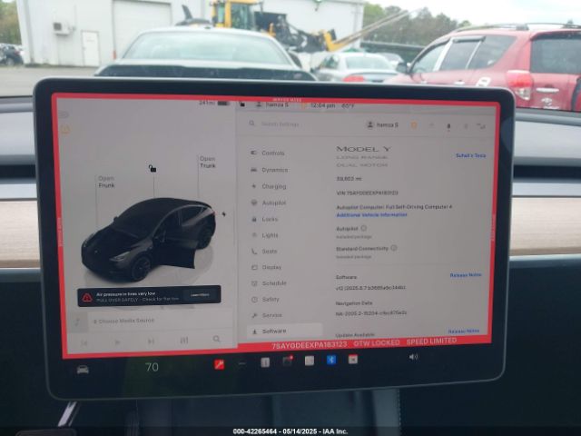 7SAYGDEEXPA183123 Tesla Model Y Awd/long Range Dual Motor All-wheel Drive