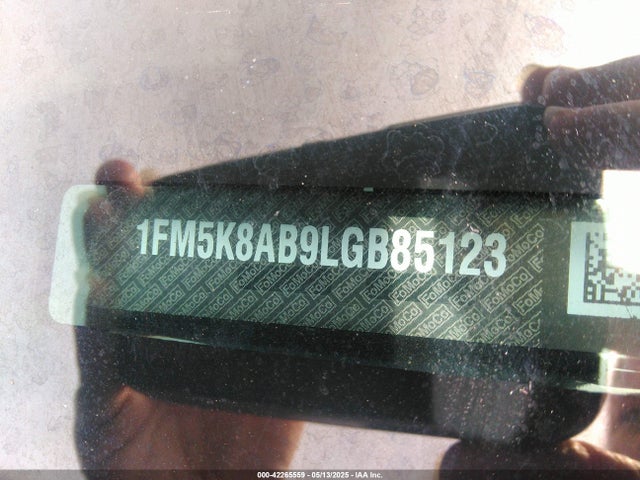 1FM5K8AB9LGB85123 Ford Police Interceptor