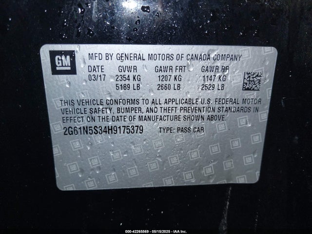 2017 CADILLAC XTS 2G61N5S34H9175379 Photo 8