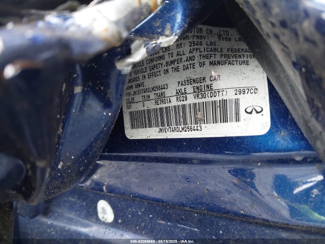 JN1EV7AR0LM256443 Infiniti Q50 Sport Awd