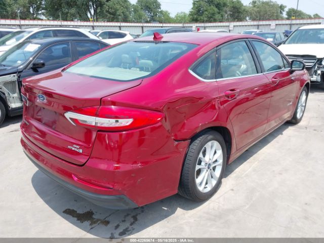 3FA6P0LU4KR226457 Ford Fusion Hybrid Se