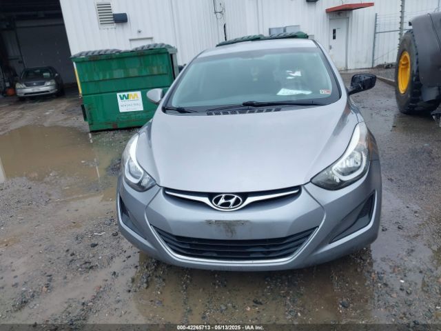 5NPDH4AE9GH741031 Hyundai ELANTRA SE