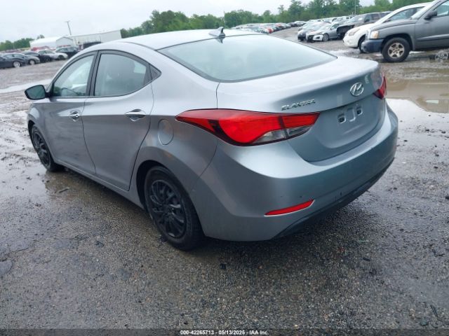 5NPDH4AE9GH741031 Hyundai ELANTRA SE