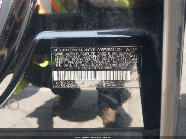 JTHBE1D27E5013865 Lexus IS 350