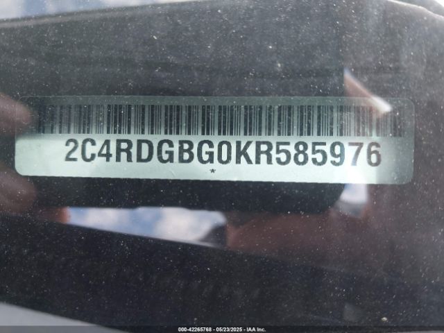 2C4RDGBG0KR585976 Dodge Grand Caravan Se