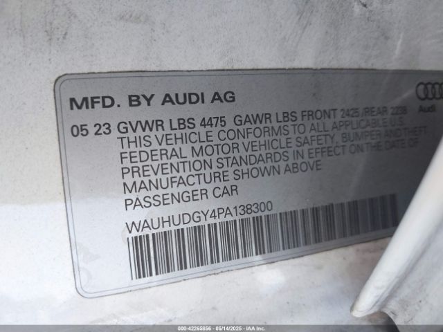 2023 AUDI A3 WAUHUDGY4PA138300 Photo 8