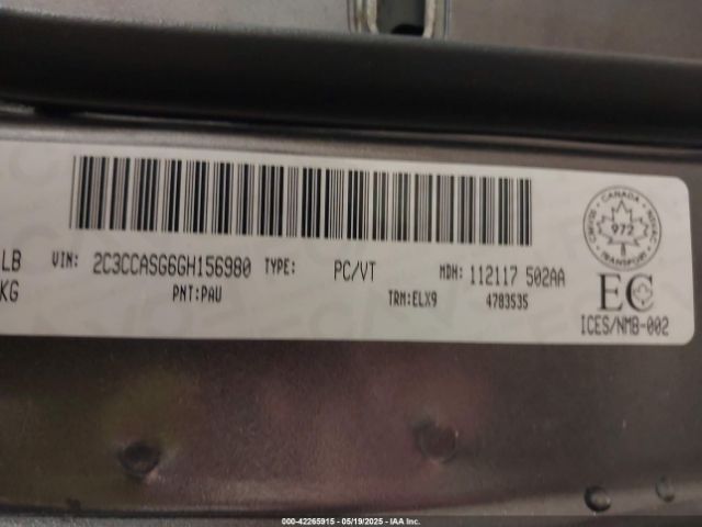 2016 CHRYSLER 300C 2C3CCASG6GH156980 Photo 8