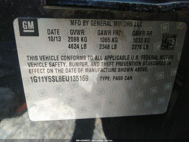 1G11Y5SL8EU135169 Chevrolet Impala 1ls