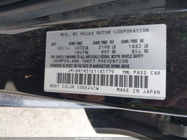 JM1BM1M31E1185779 Mazda Mazda3 S Grand Touring