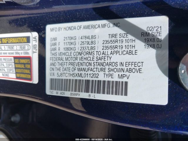2021 ACURA RDX 5J8TC1H5XML011202 Photo 8
