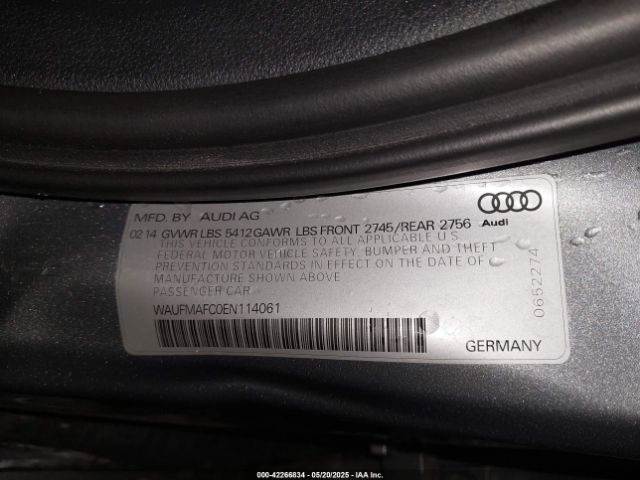 WAUFMAFC0EN114061 Audi A6 3.0 Tdi Premium Plus