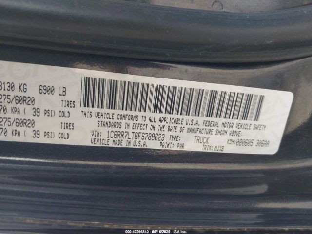 1C6RR7LT6FS788623 RAM 1500 Big Horn