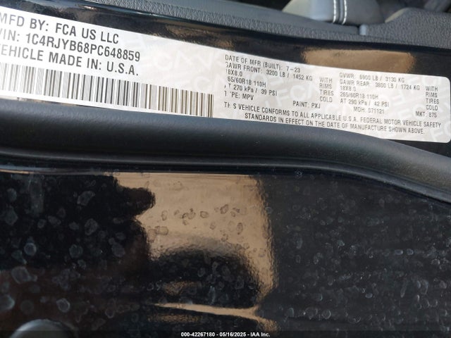1C4RJYB68PC648859 Jeep Grand Cherokee 4xe