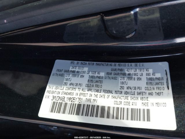 3MVDMABL1MM251761 Mazda Cx-30 Select