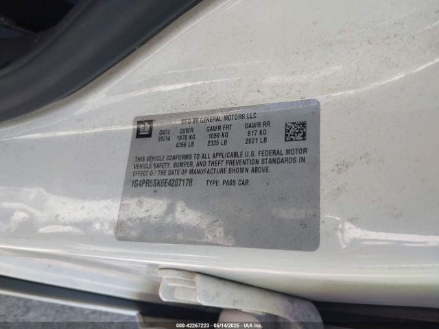 1G4PR5SK6E4207178 Buick Verano Convenience Group