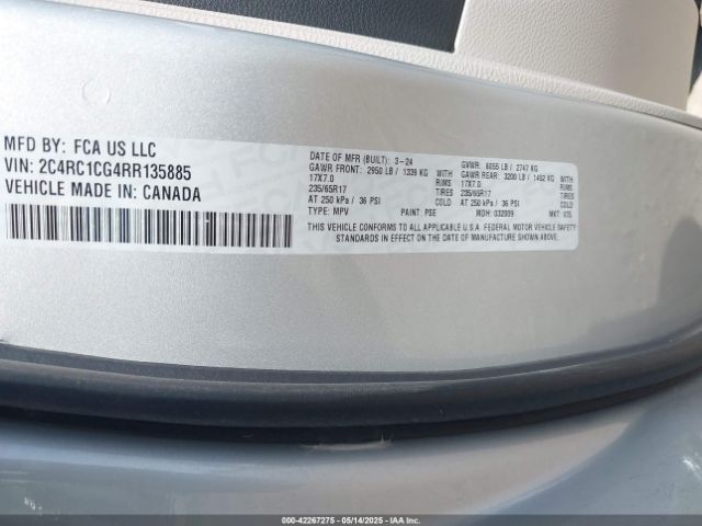2024 CHRYSLER VOYAGER 2C4RC1CG4RR135885 Photo 8