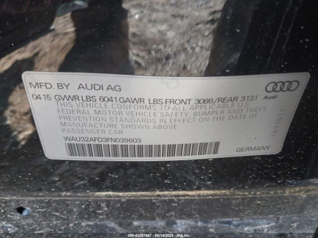 2015 AUDI A8 L WAU32AFD3FN039603 Photo 8