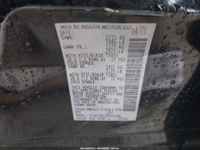 5N1AL0MN1FC548139 Infiniti QX60