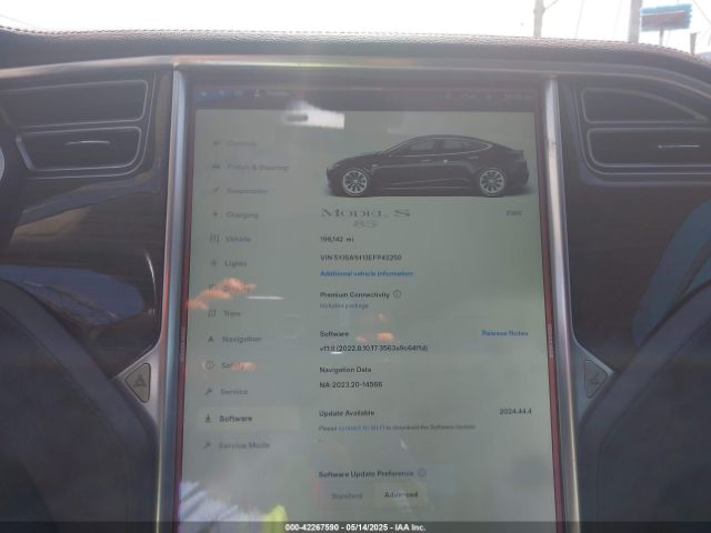 5YJSA1H13EFP42250 Tesla Model S P85