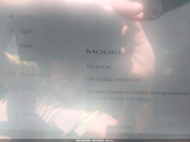 2022 TESLA MODEL 3 5YJ3E1EA1NF304355 Photo 6