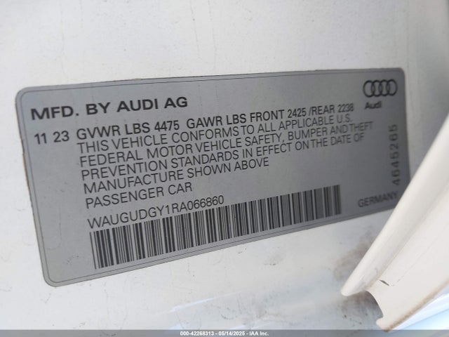 2024 AUDI A3 WAUGUDGY1RA066860 Photo 8
