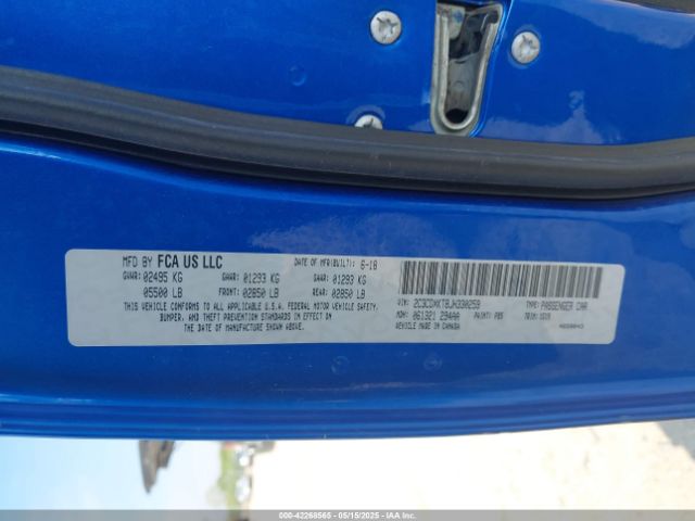 2C3CDXKT8JH330259 Dodge Charger Police Awd