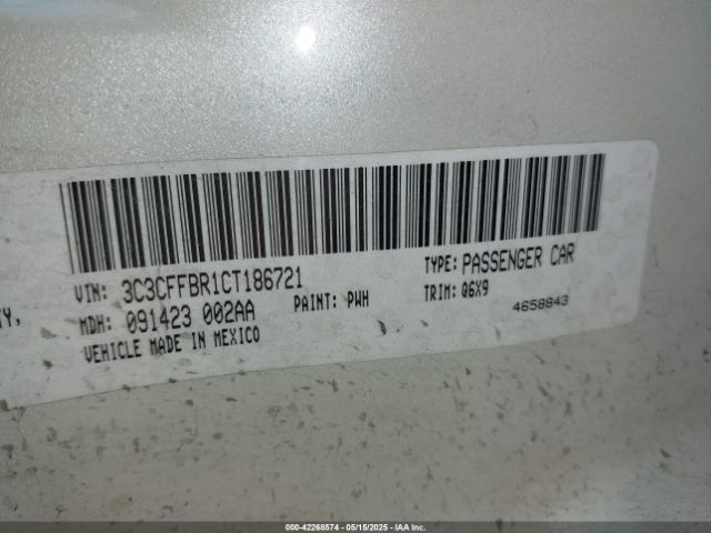2012 FIAT 500 3C3CFFBR1CT186721 Photo 8