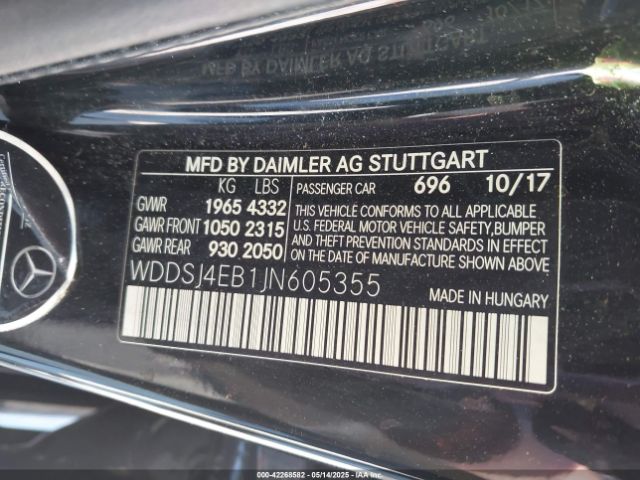2018 MERCEDES-BENZ CLA 250 WDDSJ4EB1JN605355 Photo 8