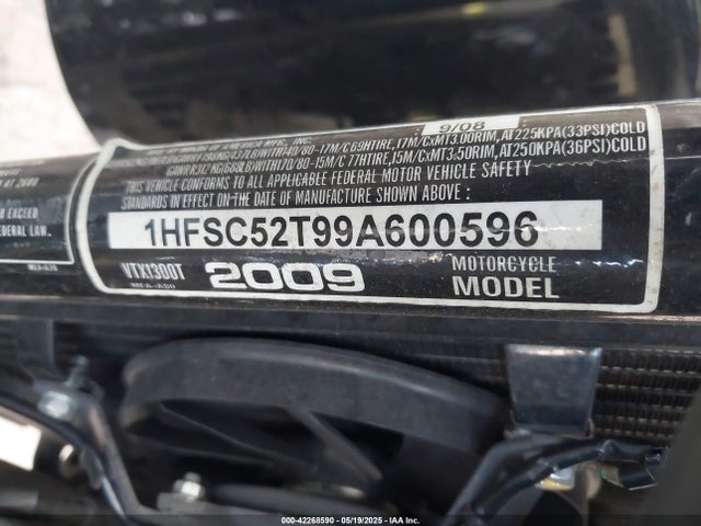 2009 HONDA VTX1300 1HFSC52T99A600596 Photo 9