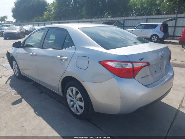 2T1BURHE3FC363621 Toyota COROLLA LE