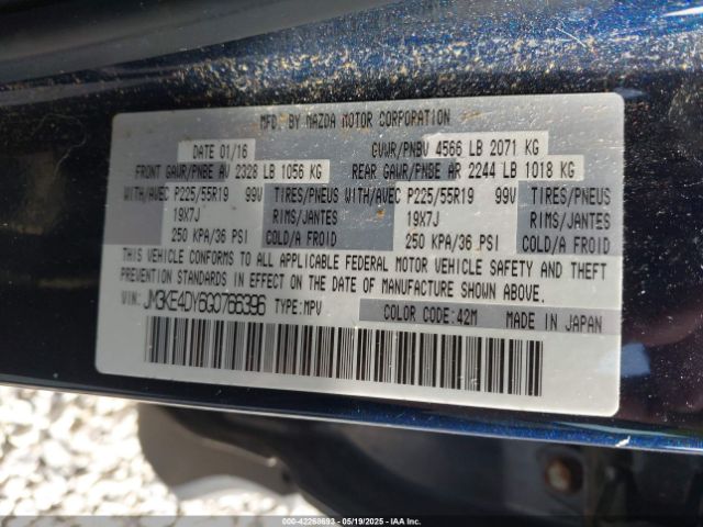 JM3KE4DY6G0766396 Mazda Cx-5 Grand Touring