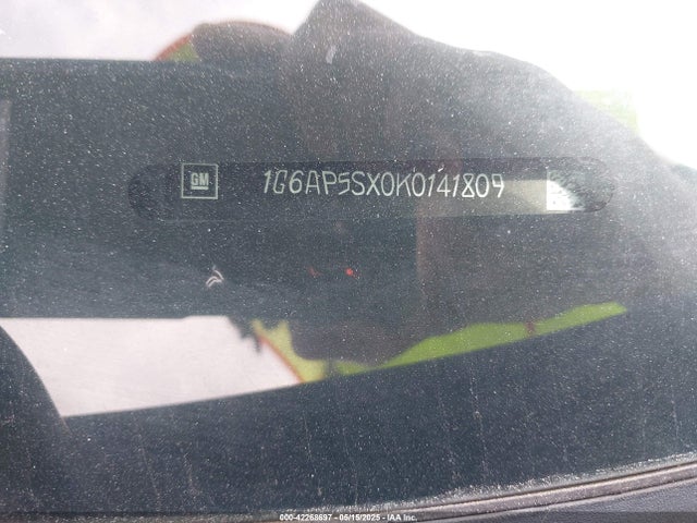 2019 CADILLAC CTS 1G6AP5SX0K0141809 Photo 8