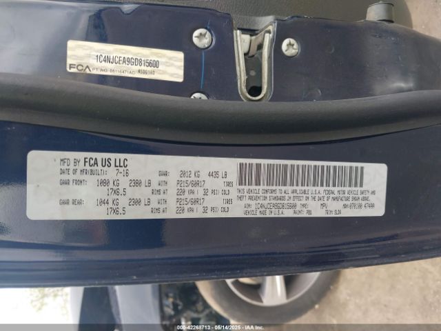 2016 JEEP COMPASS 1C4NJCEA9GD815600 Photo 8