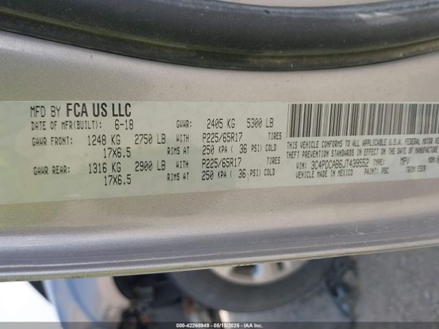 2018 DODGE JOURNEY 3C4PDCAB6JT439552 Photo 8